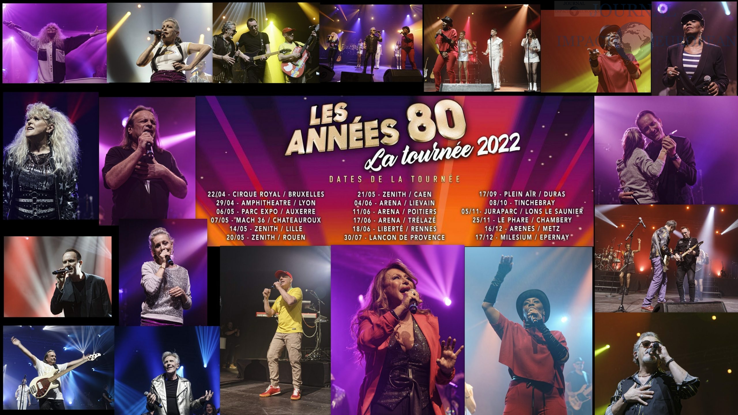 Concert des années store 80 2019